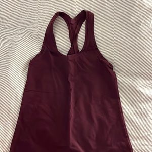 Lululemon cool racerback tank dark cassis